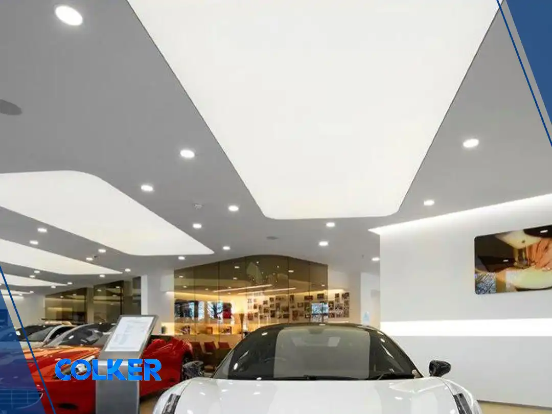 سقف کشسان نمایشگاه ماشین