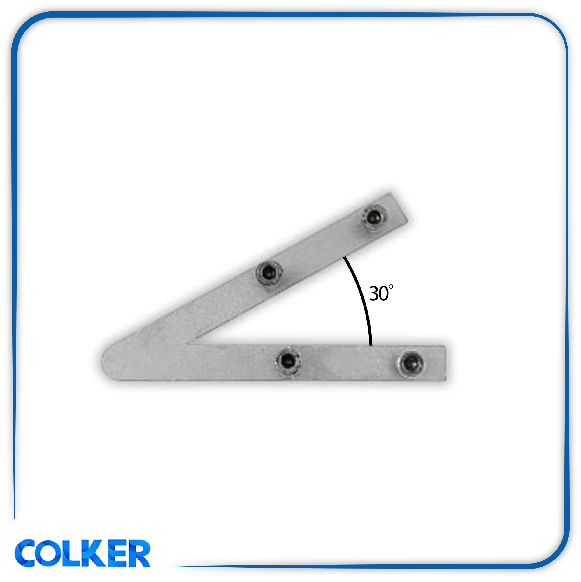 30 degree light frame connector (colker.org) رابط اتصال قاب چراغ ال 30 درجه