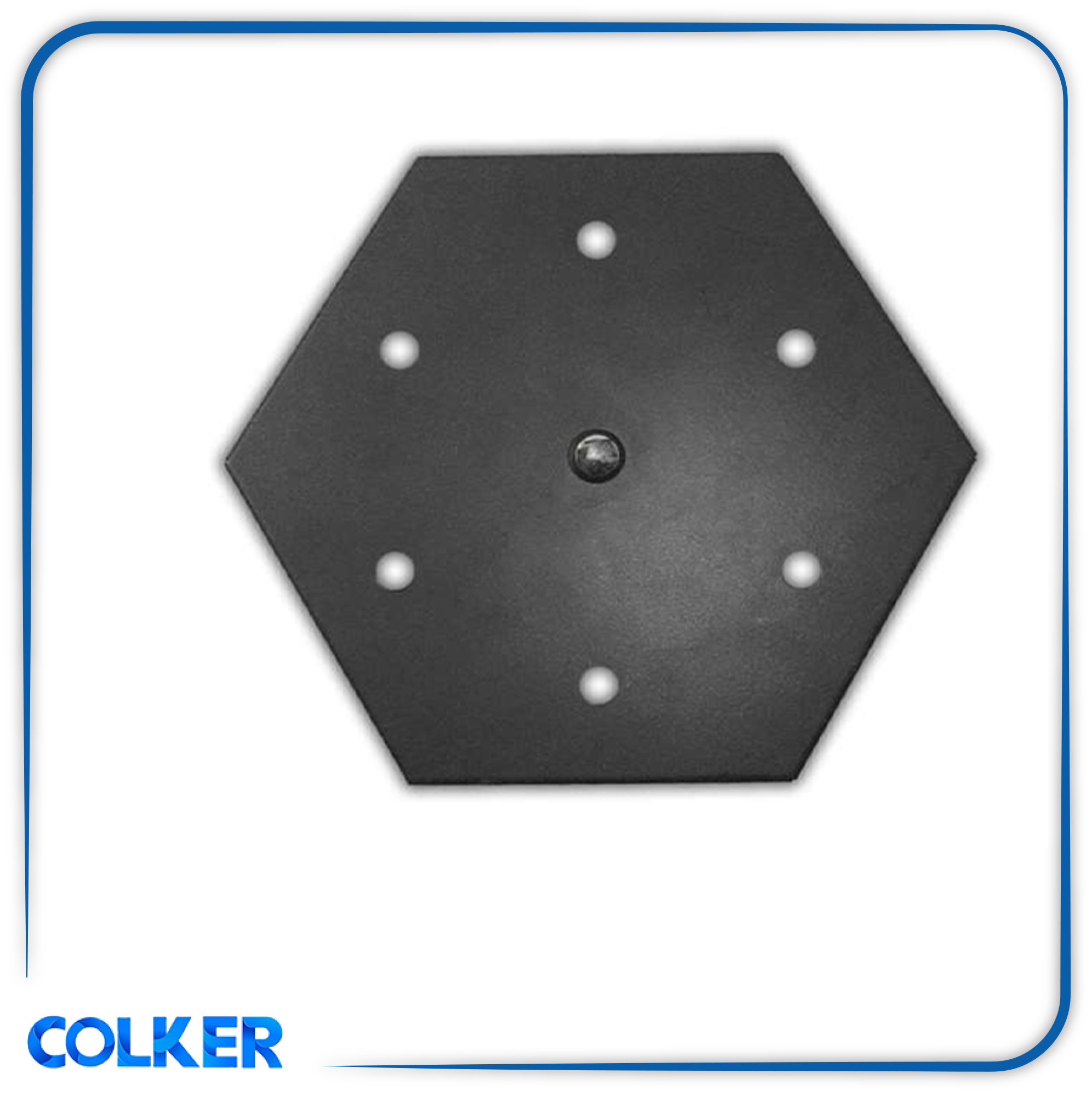 Hexagonal rosette (colker.org) روزت شش ضلعی