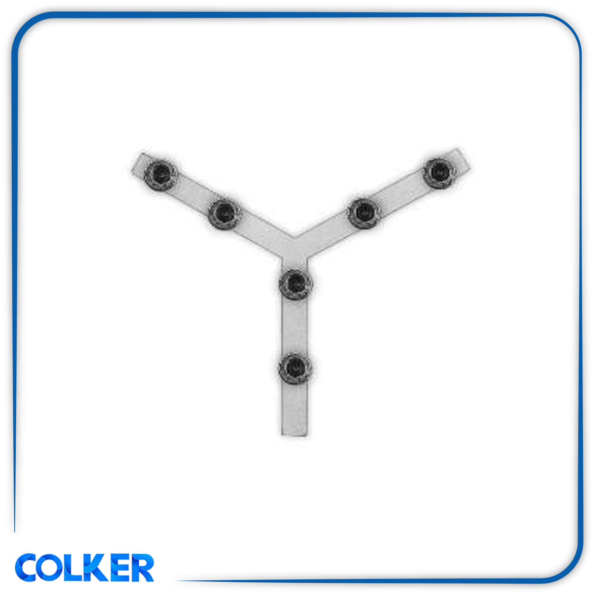 Y-shaped three-way light frame connection interface (colker.org) رابط اتصال قاب چراغ سه وجهی Y