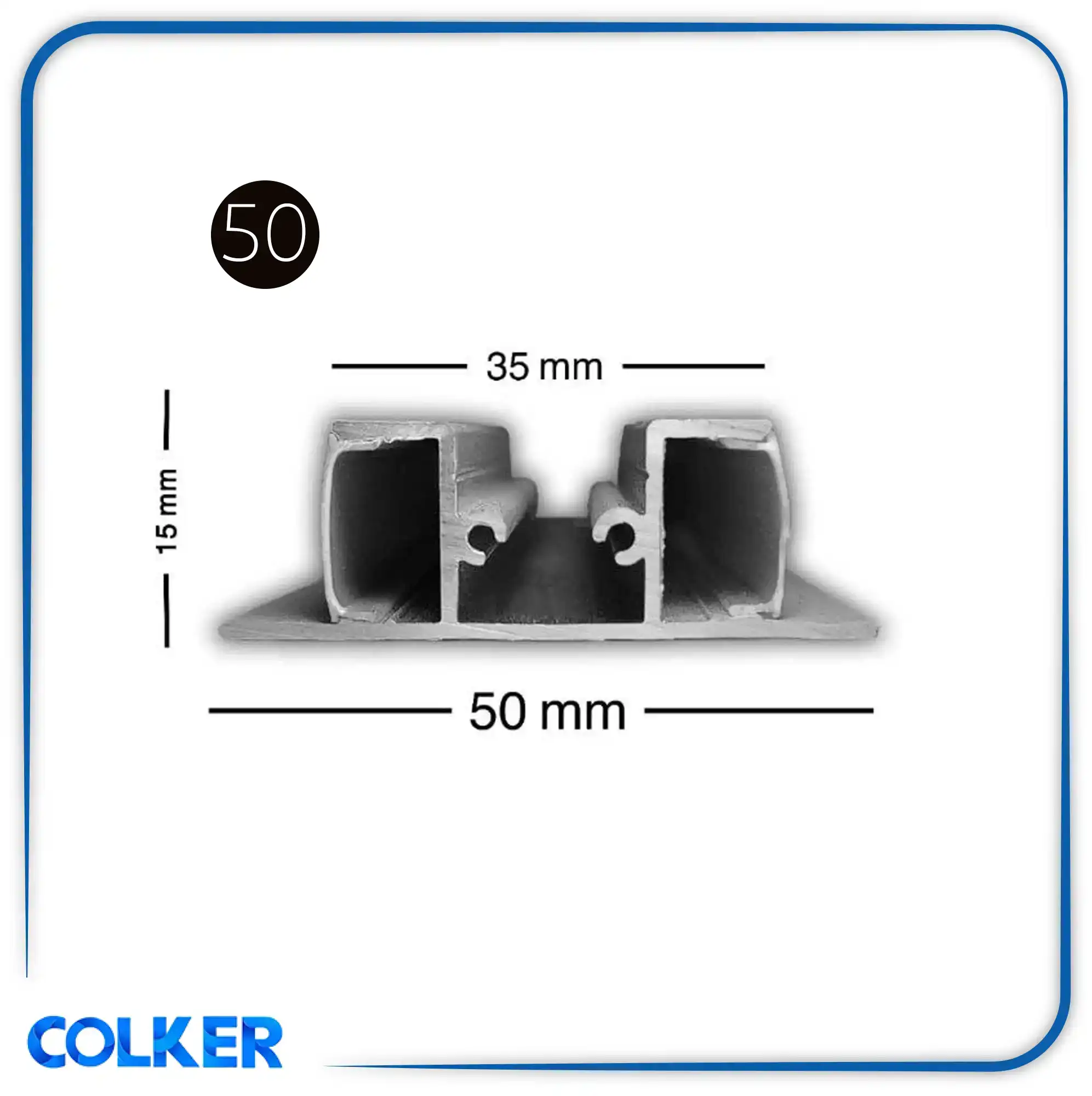 Linear light frame code 50 (colker.org) قاب چراغ لاینی کد 50