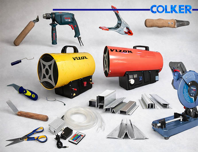 متعلقات سقف کشسان شامل چه محصولاتی می‌شود؟ (colker.org)